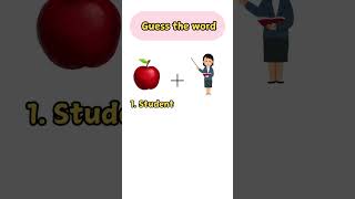 Guess the word guess guesstheemoji shorts quiz learnenglish words learnwords [upl. by Merkley]