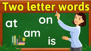 Two letter words  two letter sight words  Sight words for kids  two letter words reading for kids [upl. by Euphemie684]