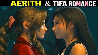 Final Fantasy 7 Remake  Tifa amp Aerith Girl Romance Date a New Friendship [upl. by Maiocco321]