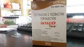 INTACEF TAZO  CEFTRIAXONE amp TAZOBACTAM FOR INJECTION  Intas Pharmaceuticals Ltd [upl. by Oer904]