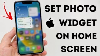 How To Set Your Own Photo In iPhone Widget On Home Screen  Full Guide [upl. by Atnim]