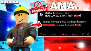 ROBLOX AÇILMA TARİHİ VERİLDİ BROOKHAVEN YASAKLANIYORSON DAKİKA [upl. by Brett561]