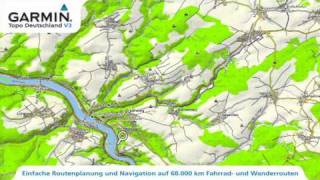 Topo Deutschland 2010 Routingfähige Topographische Karte für Garmin GPS [upl. by Lisette461]