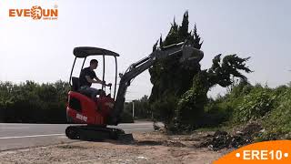 Everun ERE10 PRO Mini Excavator [upl. by Yvonner]