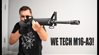 WE Tech M16A3 Shooting Demonstration Review [upl. by Wawro]