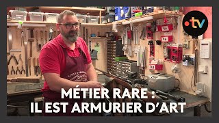 Métier rare  armurier dart il restaure des armes [upl. by Nnaaras]