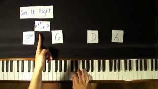 How to Play Get it Right  Piano Tutorial EASY [upl. by Veronica]