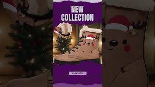 New Christmas Winter Boots Collection  Stay Cozy amp Stylish This Holiday Season ❄️🎄 [upl. by Nils]