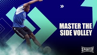 Master the Side Volley Essential Soccer Drill for Precision amp Power [upl. by Atinad]