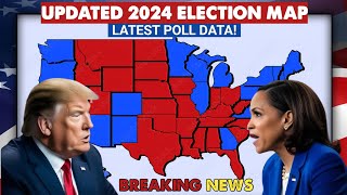 BREAKING POLL DATA New Poll Shows Trump CRUSHED by Harris  ALL 50 STATES Map Projection [upl. by Gebelein]