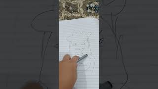 My new drawing and song 321 go viral art sukuna short video [upl. by Etnoel]