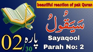 Para 2 Sayaqulu سَيَقُولُ  para 2 sayaqool [upl. by Macdonell931]