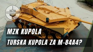 CROARMFOR 60 Turska modularna kupola MZK pogodna za M84A4  Hrvatska Vojska  Croatian Army [upl. by Alinoel]