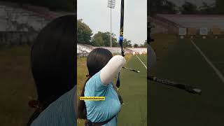 Last day of camp practice archery reels viralvideo [upl. by Atekihs]