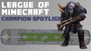 League of Minecraft Champion Spotlight EP05 Rengar [upl. by Faustena]