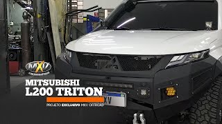 MITSUBISHI L200 TRITON  PROJETO EXCLUSIVO MXV OFFROAD [upl. by Lohse]