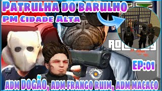 TOPS CLIPS GTA RP  ADM DOGÃO ADM FRANGO RUIM E ADM MACACO  PRENDENDO OS ASSALTANTES DE BANCO [upl. by Laeahcim]