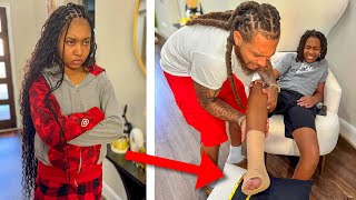 Little BROTHER Blames Big SISTER For His Leg INJURY What Happened Is Shocking [upl. by Tracay64]