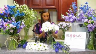 How To Make a Simple Daisy Centerpiece  DIY Flower Project [upl. by Olson]