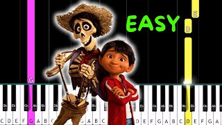 Remember Me  Coco  EASY PIANO TUTORIAL  BEGINNER PIANO TUTORIAL  REMEMBER ME PIANO TUTORIAL [upl. by Nuavahs]