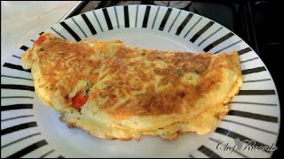 Cheese Omelette Jamaican Style Cheese Omelette Jamaican Style  Recipes By Chef Ricardo [upl. by Drawyeh456]