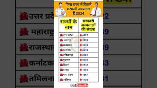 किस राज्य में कितने सरकारी अस्पताल हैं 2024  सभी राज्यों में अस्पतालों की संख्या hospital shorts [upl. by Ynoble]