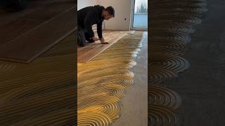 Wooden Floor Installation construction hardworking Getting Rich with your hands woodenfloor [upl. by Paschasia504]