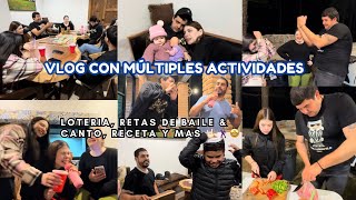 RETAS DE BAILE Y CANTO RECETA LOTERÍA Y MÁS… chavitos multifacéticos  VLOG [upl. by Noivad]