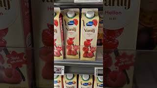 Цены на финские йогурты Valio Много вкусов Prices for Finnish yoghurts in Sweden йогурт yogurt [upl. by Nylsej]