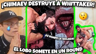 KHAMZAT CHIMAEV SOMETE a WHITTAKER😭 rompe la quijada en UN ROUND‼️ [upl. by Linders]