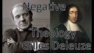 Gilles Deleuze  Negative theology Univocity of Being [upl. by Man]