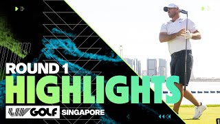 FULL HIGHLIGHTS LIV Golf Singapore  Round 1  2024 [upl. by Beverie]