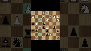 Four brilliant moves in a row💎💎💎💎chess chesstricks chesstactics [upl. by Eceined]