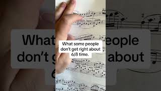 What some people don’t get right about 68 time musictheory musictheory101 learnmusic musicmeter [upl. by Naed932]