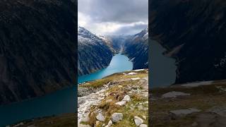 Panoramic view from Olpererhütte bridge austria [upl. by Mishaan]