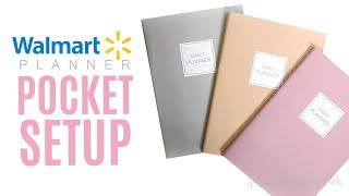 Walmart Pen  Gear Daily Planners in a Pocket Travelers Notebook [upl. by Crocker]