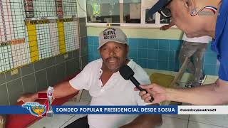 SONDEO POPULAR PRESIDENCIAL DESDE SOSUA [upl. by Eidderf]