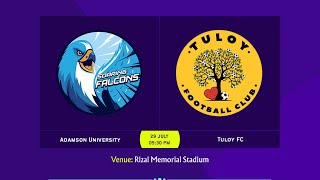 Copa Paulino Alcantara 2023  Adamson University vs Tuloy FC [upl. by Illil]