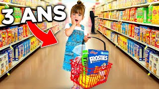 Mon Enfant De 3 ANS Fait Les Courses SEUL [upl. by Saiff]