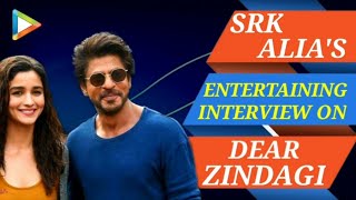 Shah Rukh Khan  Alia Bhatt  Dear Zindagi  Full Interview  Rapid Fire  Quiz [upl. by Zahara]