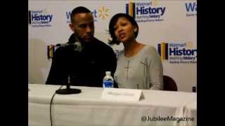 Meagan Good amp DeVon Franklin Interview  Studio Q [upl. by Luhey927]