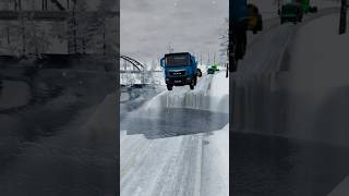 Man Truck vs Water Pit Part135 beamngdrive automobile gaming [upl. by Botti]