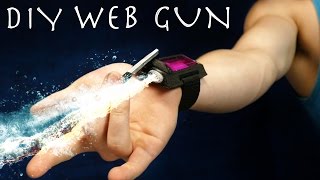 Make a SPIDERMAN WEB GUN  Multi Function CHANGEABLE WEB CARTRIDGES [upl. by Adore195]