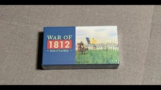 TDG War of 1812 Solitaire unboxing with Ray [upl. by Annaej]