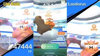 Live Landorus Raids  Pokémon Go  Yagnik009 [upl. by Etnoved678]