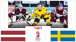 Latvia vs Sweden HIGHLIGHTS  2024 Mens World Hockey Championships [upl. by Kinata350]