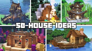 50 Minecraft House Ideas for your Survival World [upl. by Bathesda717]