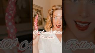 1940s curls styles with pillow rollers vintagehair 1940shair [upl. by Nalek341]