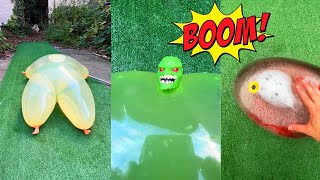 Inflating Toys with Water until they BLOW💥 HUGE [upl. by Akived860]