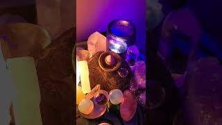 Incense cone Meditation peaceful calm Meditate crystals candle relaxing [upl. by Lidda]